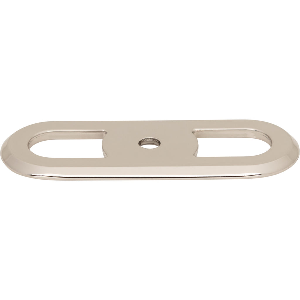 Top Knobs Brockwell Backplate Polished Nickel / 2 3/4"