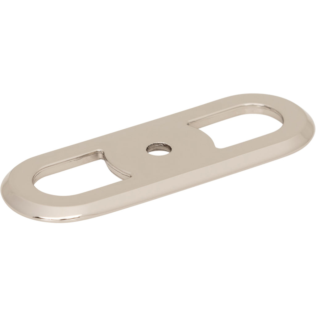 Top Knobs Brockwell Backplate Polished Nickel / 2 3/4"