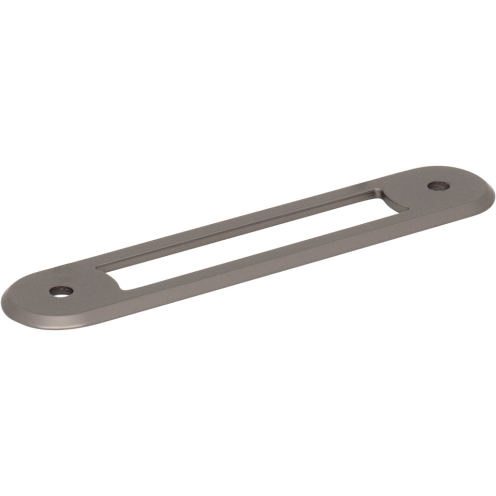 Top Knobs Brockwell Backplate Ash Gray / 3 3/4"