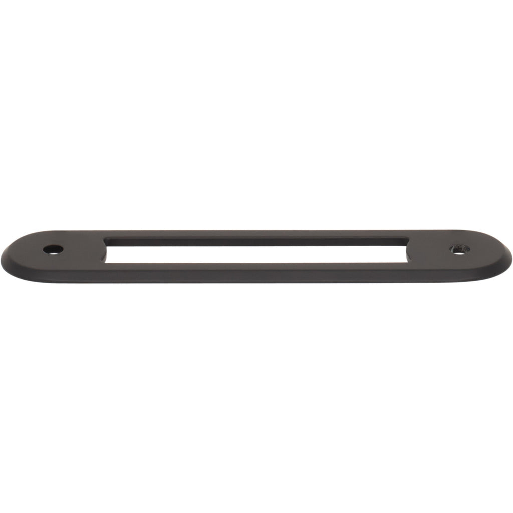 Top Knobs Brockwell Backplate Flat Black / 3 3/4"