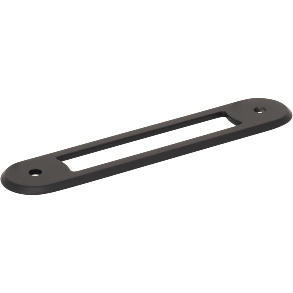 Top Knobs Brockwell Backplate Flat Black / 3 3/4"