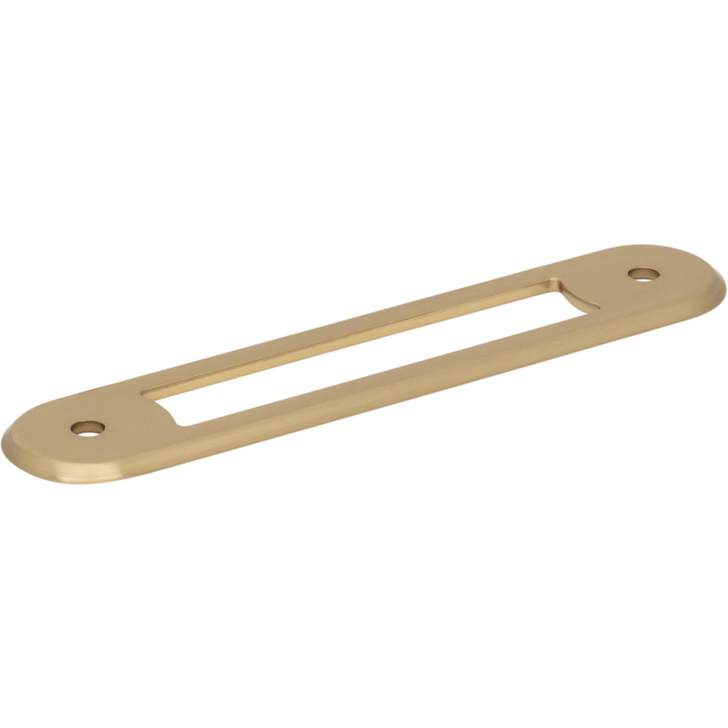 Top Knobs Brockwell Backplate Honey Bronze / 3 3/4"