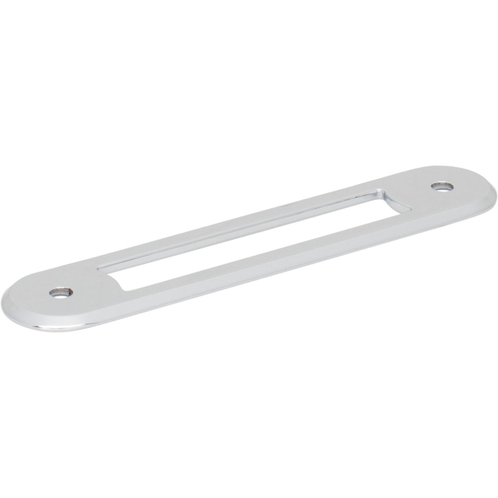 Top Knobs Brockwell Backplate Polished Chrome / 3 3/4"