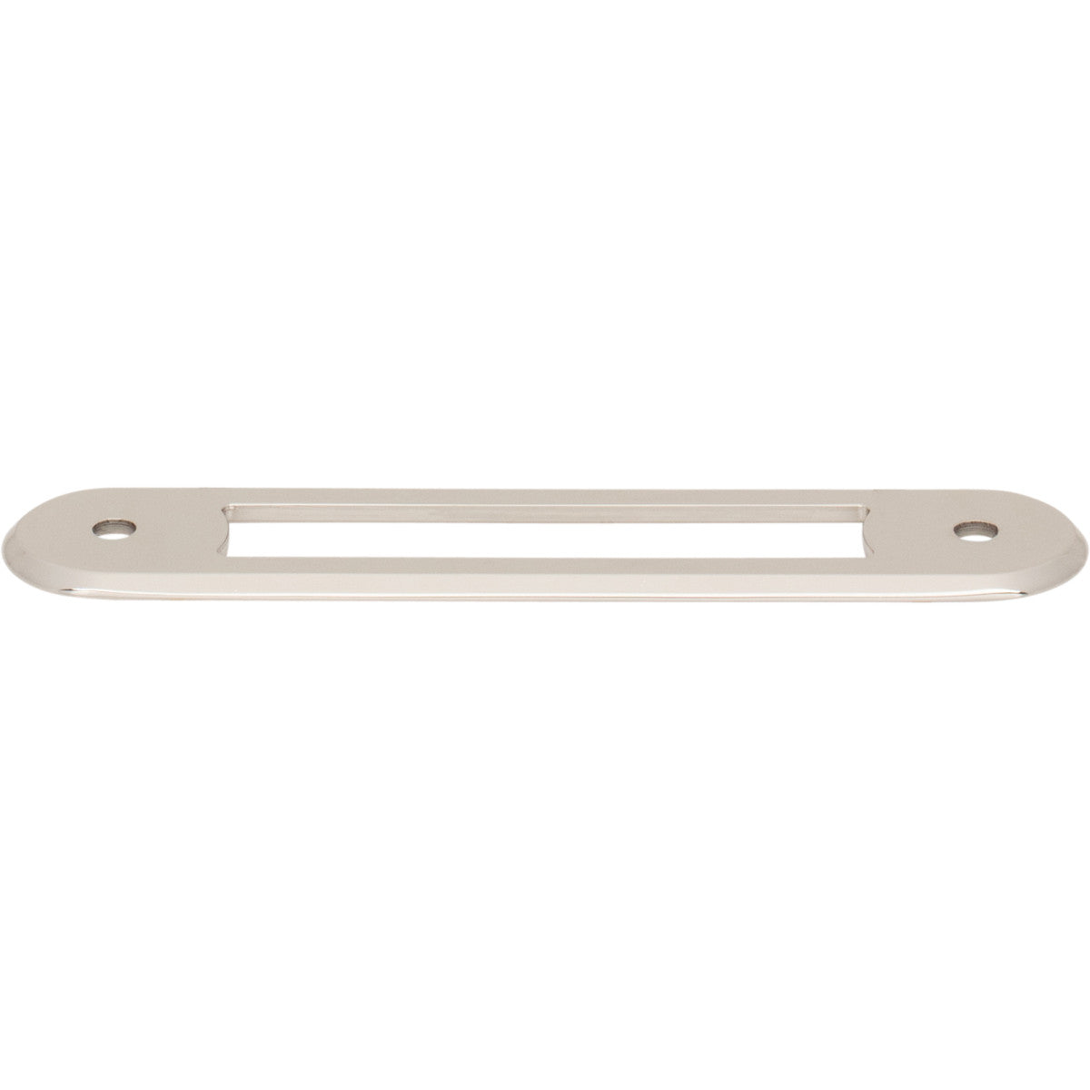 Top Knobs Brockwell Backplate Polished Nickel / 3 3/4"