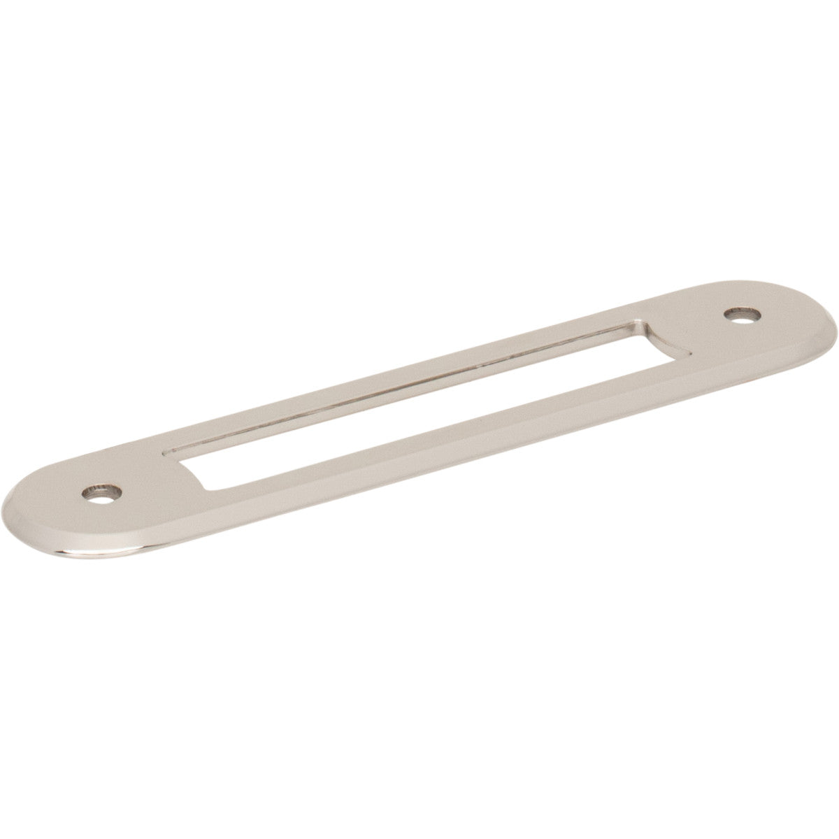 Top Knobs Brockwell Backplate Polished Nickel / 3 3/4"