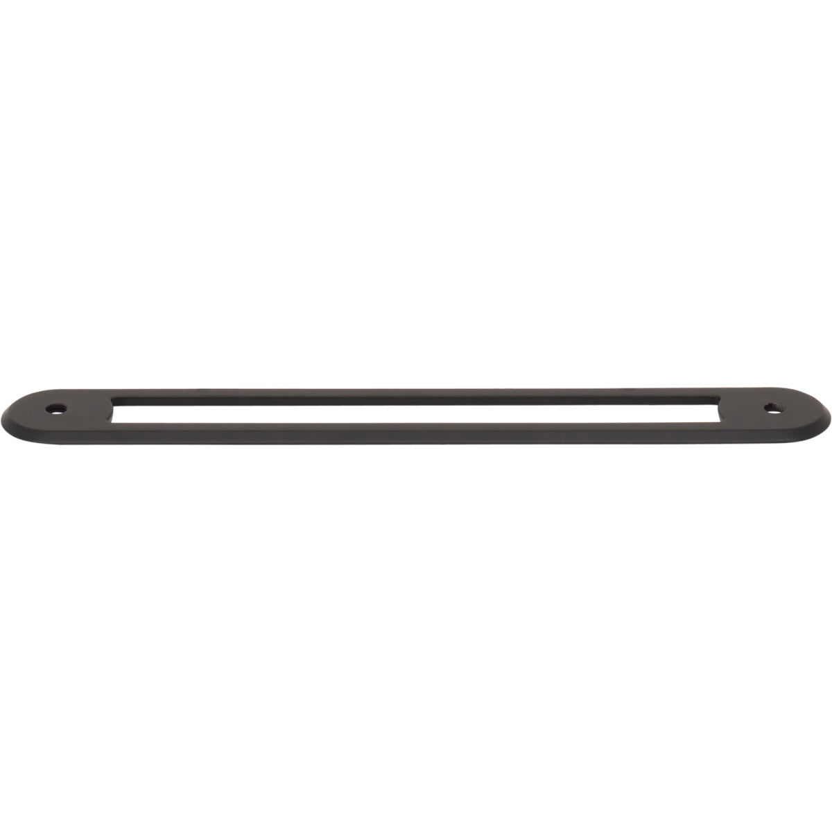 Top Knobs Brockwell Backplate Flat Black / 6 5/16"