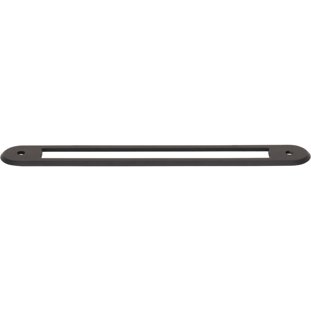 Top Knobs Brockwell Backplate Flat Black / 6 5/16"