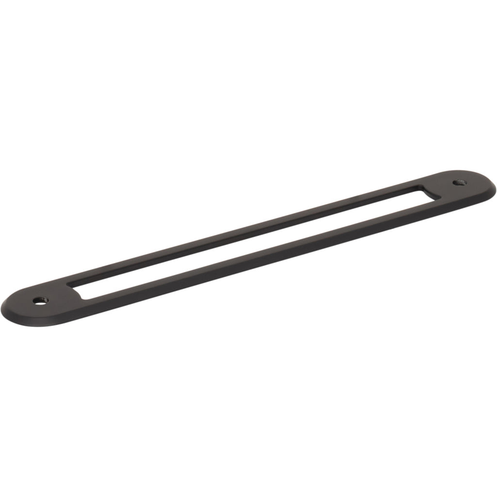 Top Knobs Brockwell Backplate Flat Black / 6 5/16"