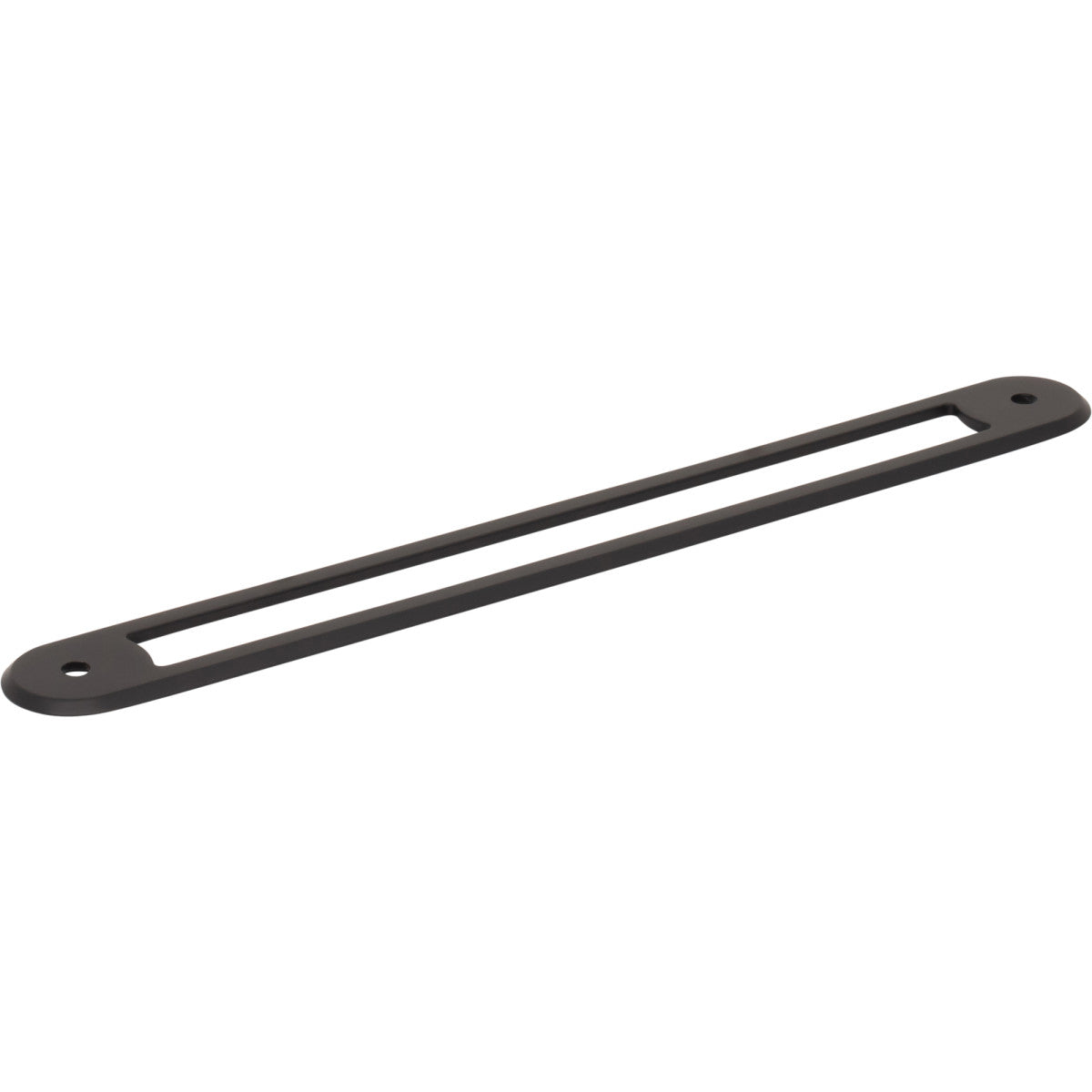 Top Knobs Brockwell Backplate Flat Black / 7 9/16"