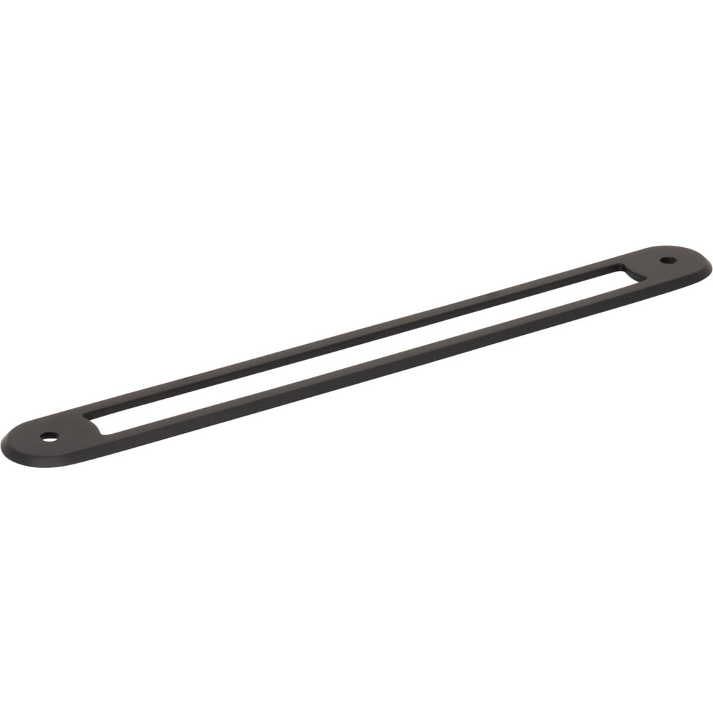 Top Knobs Brockwell Backplate Flat Black / 7 9/16"