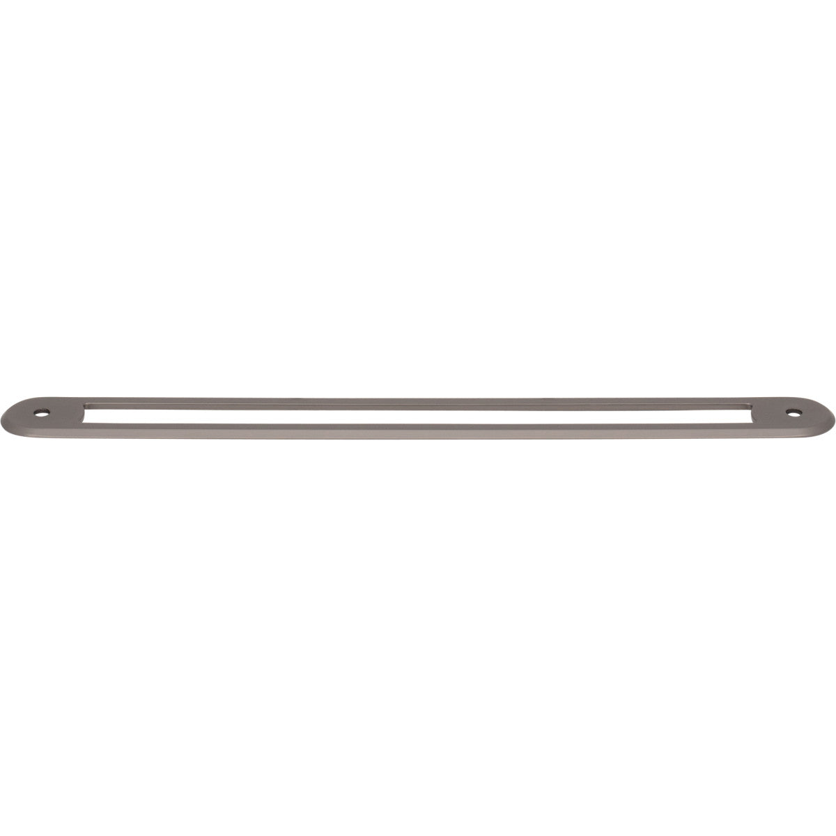 Top Knobs Brockwell Backplate Ash Gray / 8 13/16"