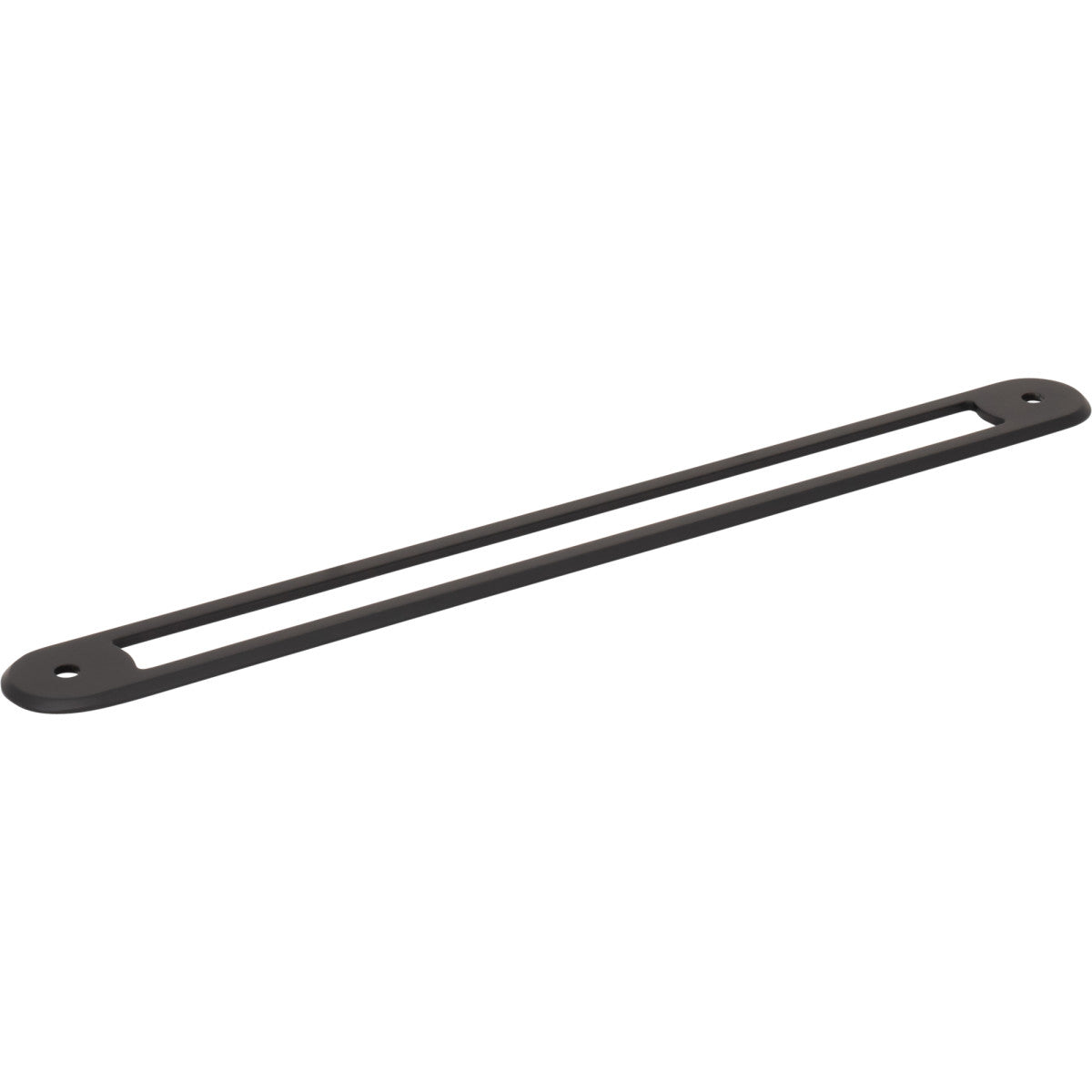 Top Knobs Brockwell Backplate Flat Black / 8 13/16"