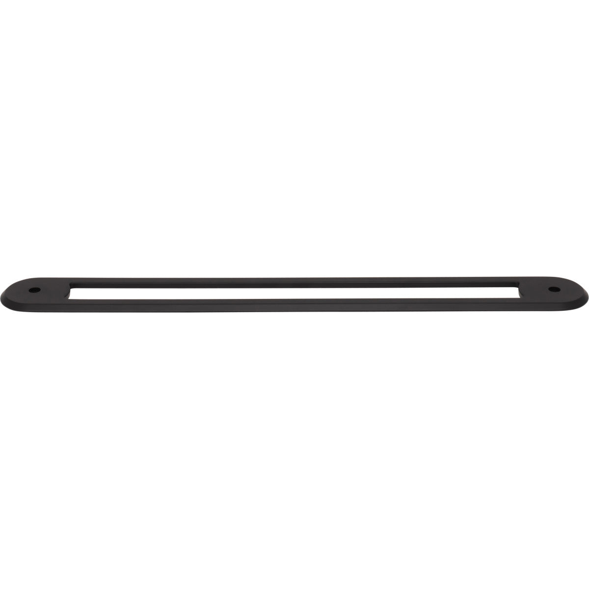 Top Knobs Brockwell Appliance Backplate Flat Black / 12"