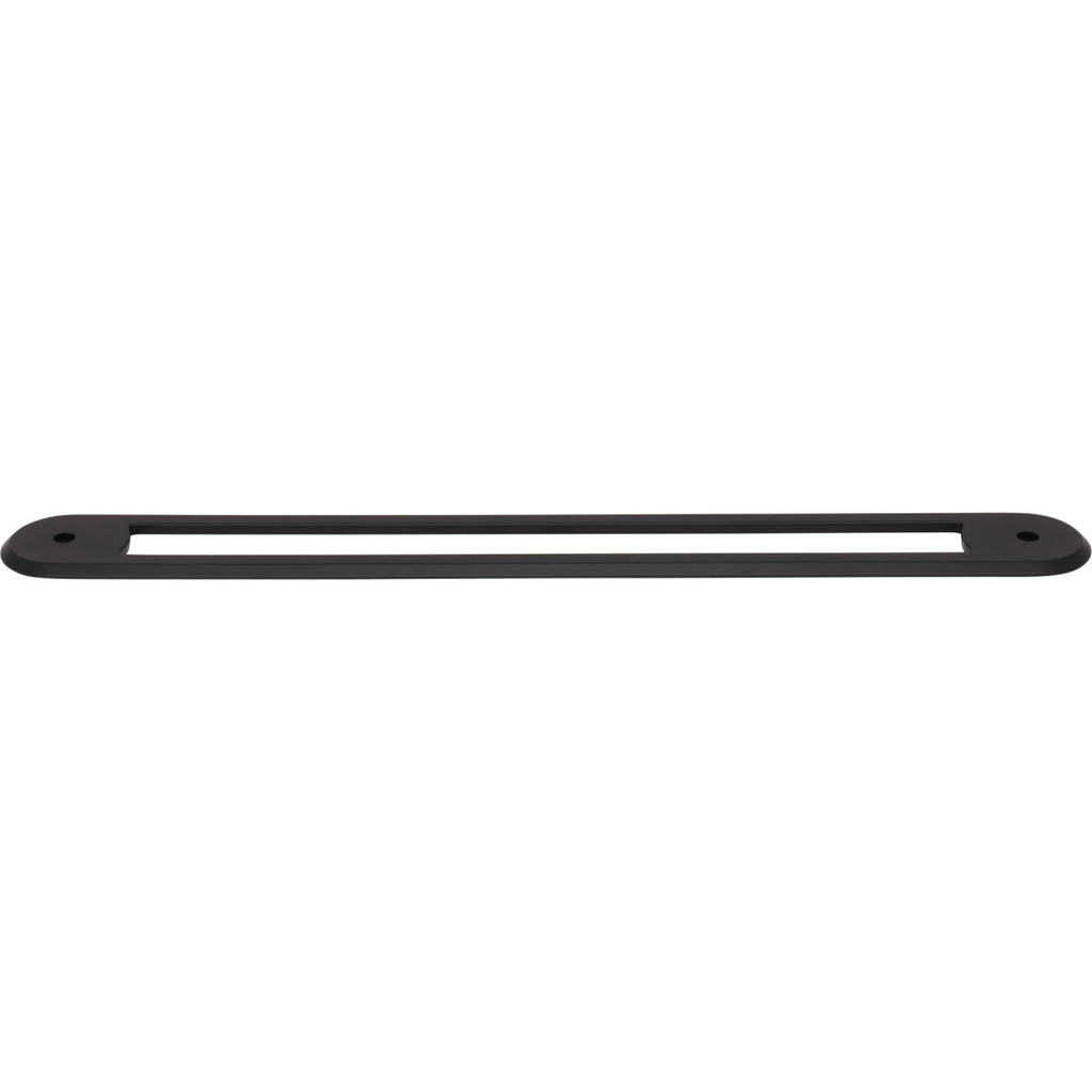 Top Knobs Brockwell Appliance Backplate Flat Black / 18"