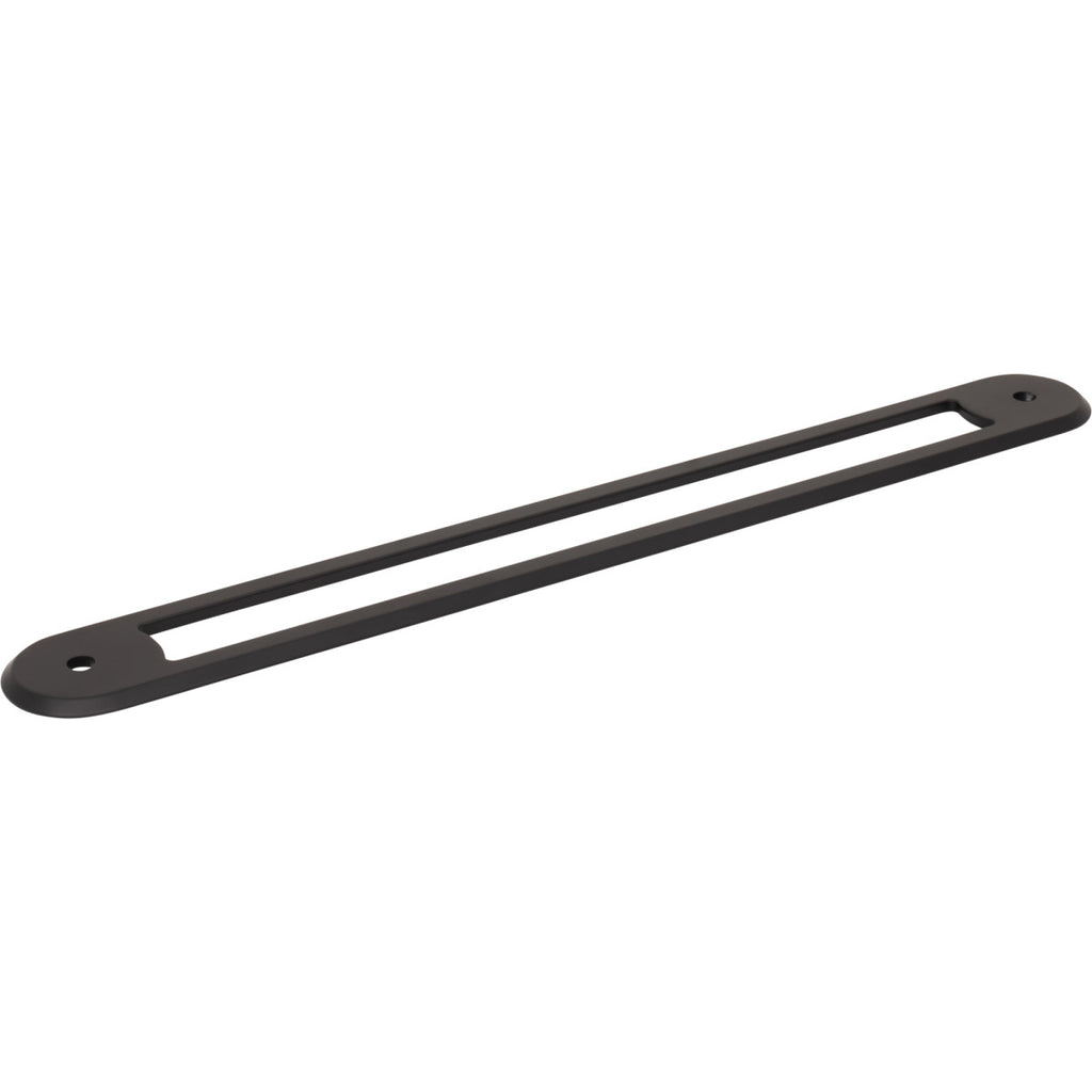 Top Knobs Brockwell Appliance Backplate Flat Black / 18"