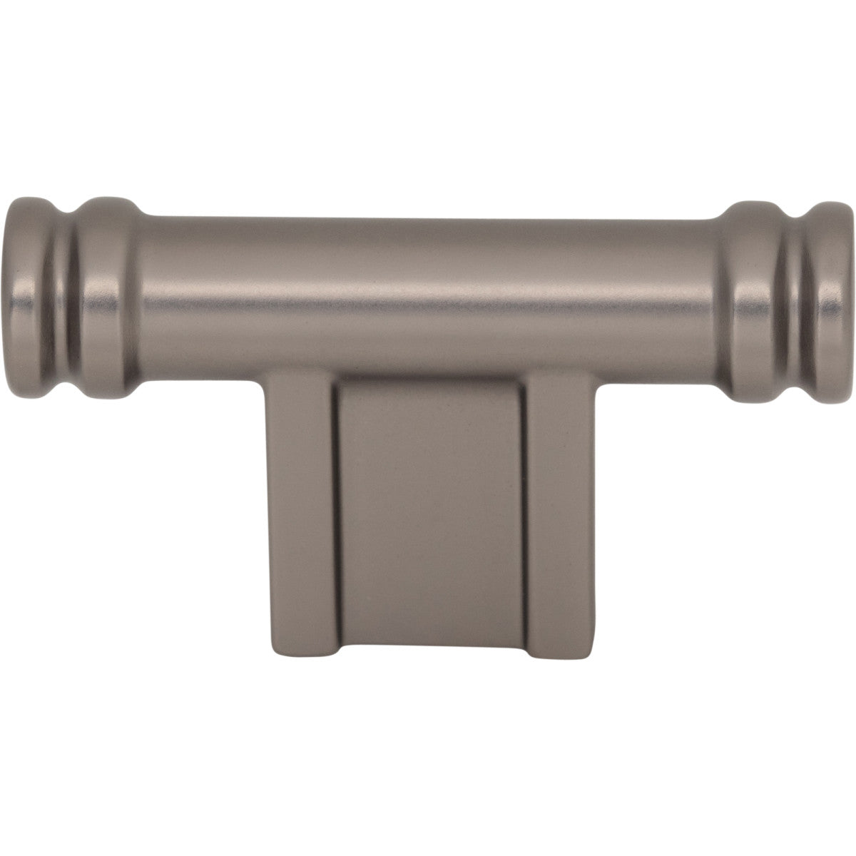 Top Knobs Newburn T-Knob Ash Gray / 1 1/4"