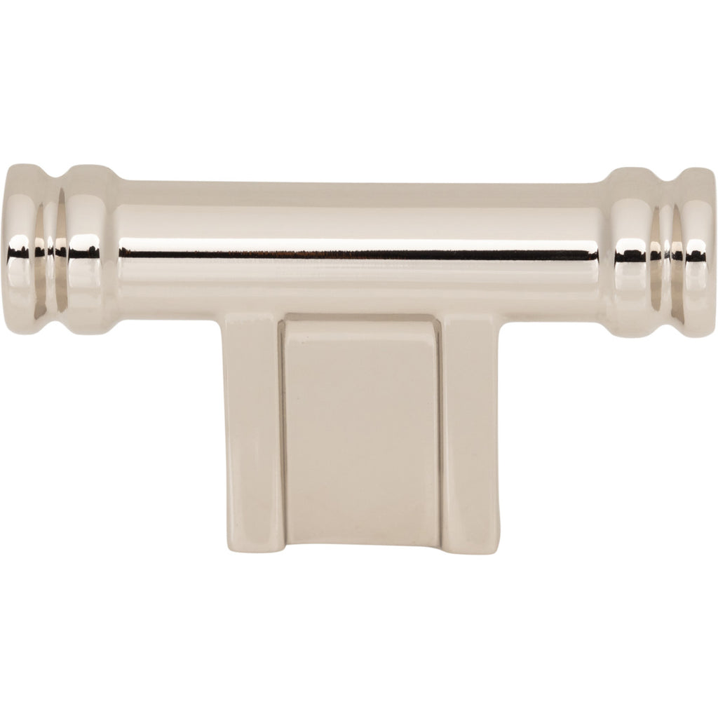 Top Knobs Newburn T-Knob Polished Nickel / 1 1/4"