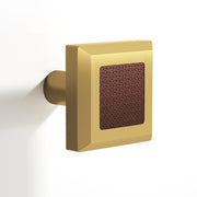 Tanners Craft L126 1.25 Inch Square, Beveled Cabinet Knob With Straight Post