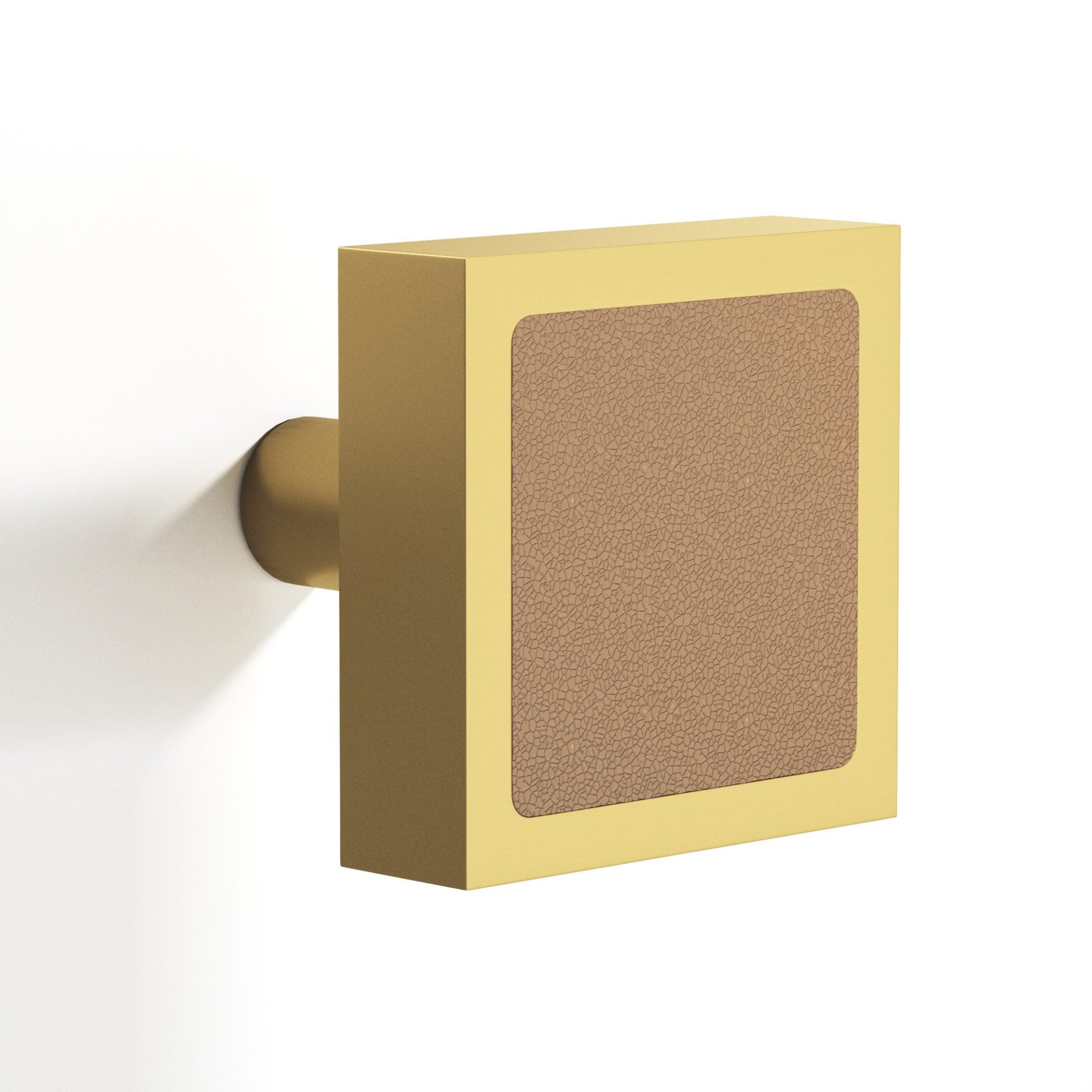 Tanners Craft L520 1 Inch Square Cabinet Knob With Straight Post