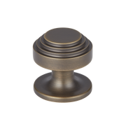 SAS - 25mm - Victoria Stepped Cabinet Knob by Armac Martin - New York Hardware