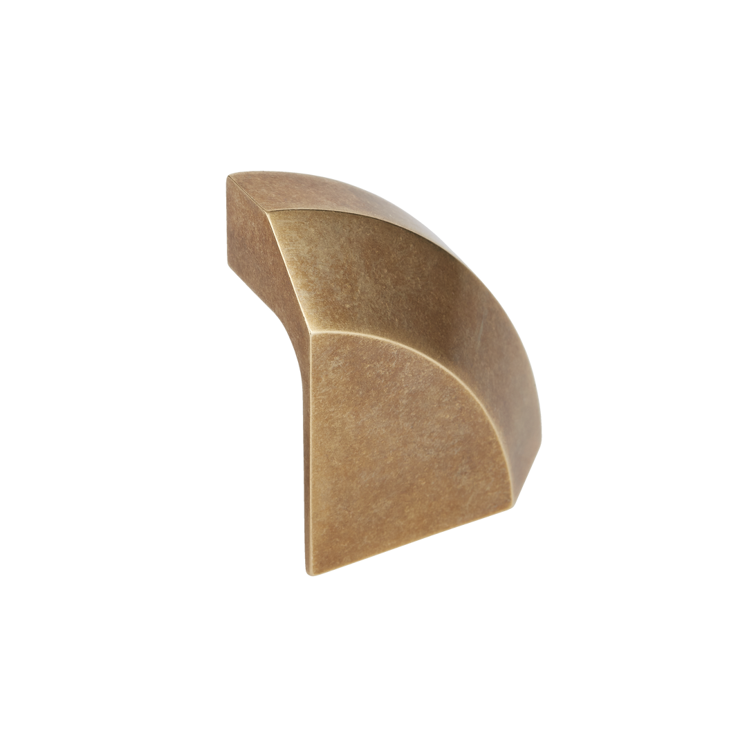 BEL - 38mm - Victoria Right Handed Plain Finger Cup Pull Handle by Armac Martin - New York Hardware