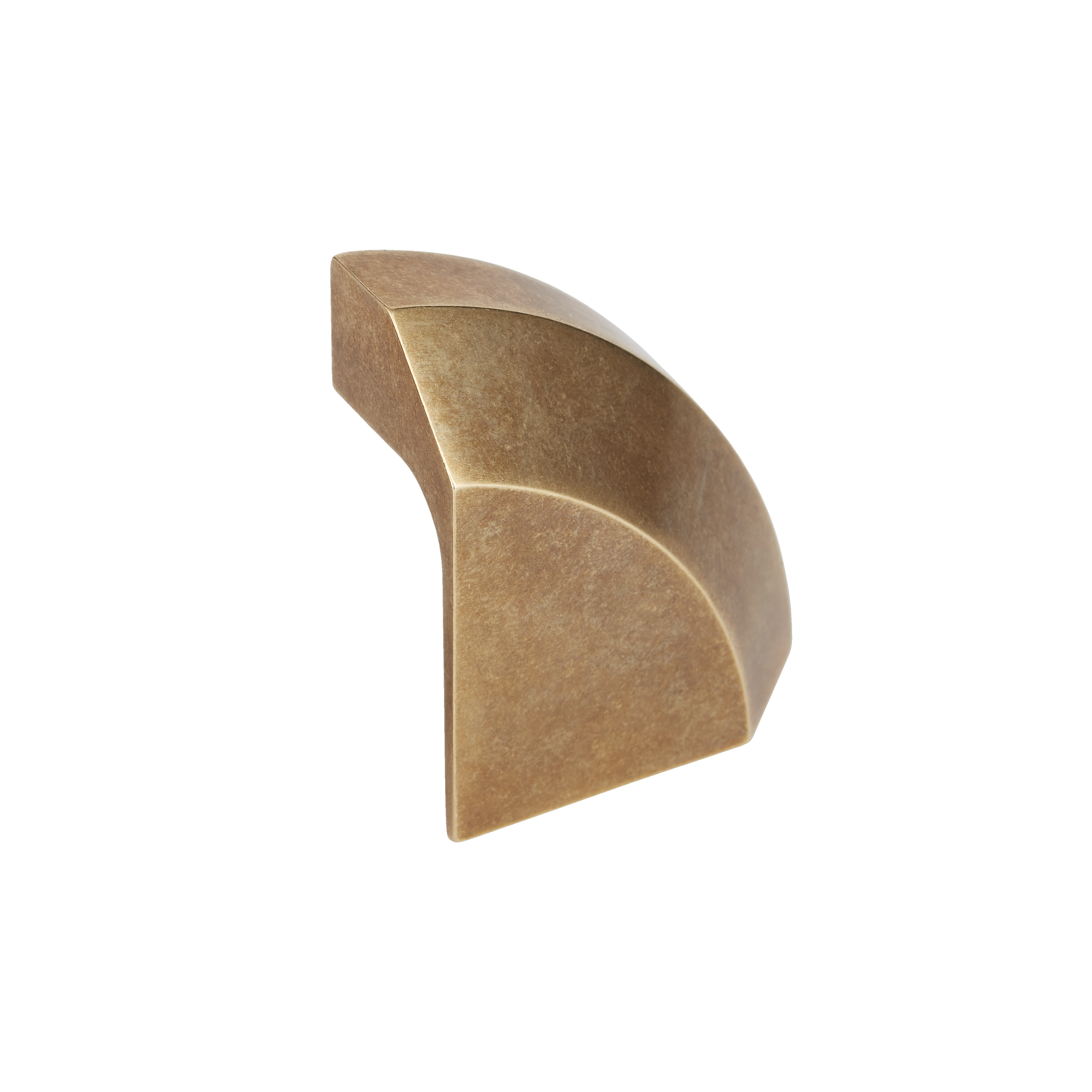 HBB - 38mm - Victoria Right Handed Plain Finger Cup Pull Handle by Armac Martin - New York Hardware