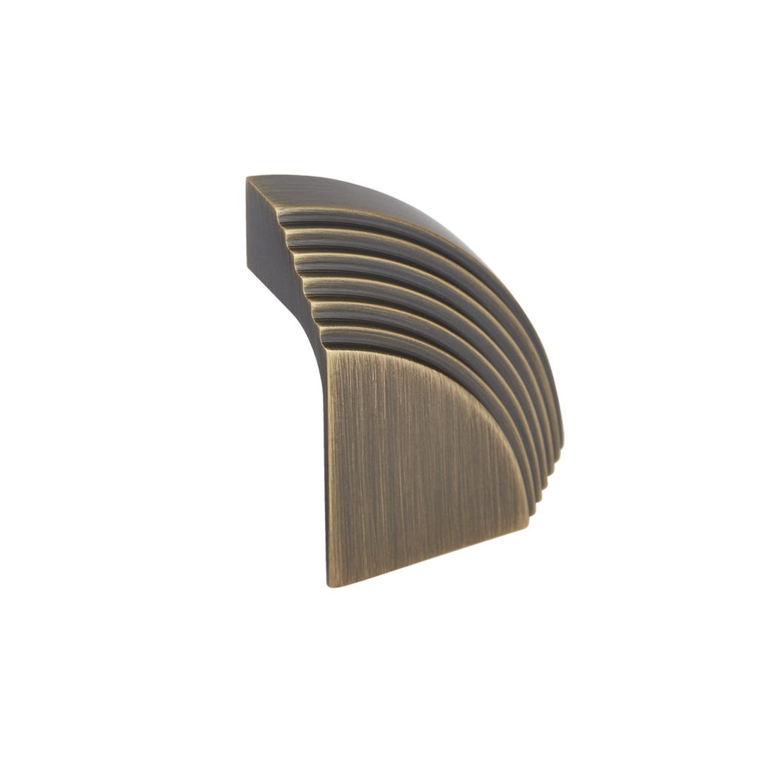 SAS - 38mm - Victoria Right Handed Stepped Finger Cup Pull Handle by Armac Martin - New York Hardware