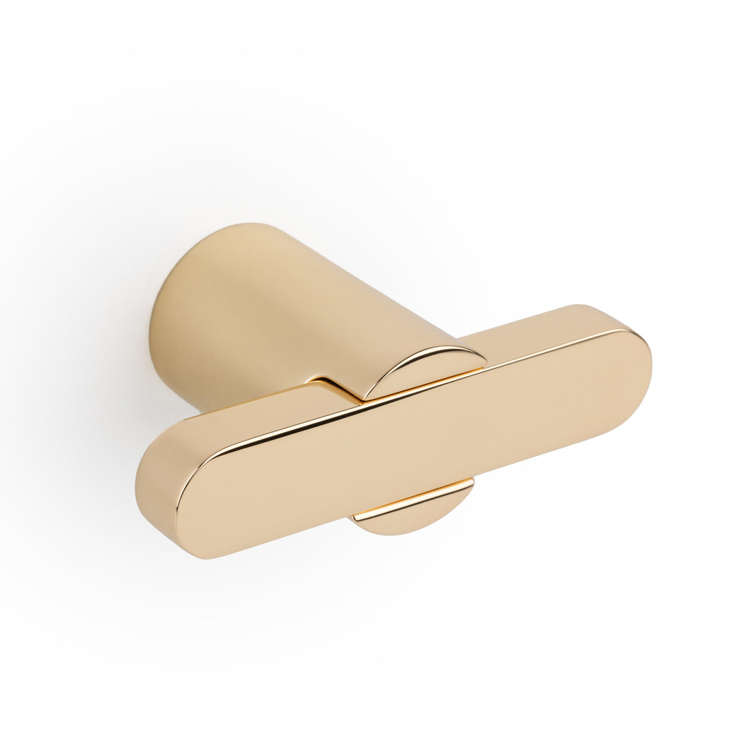 FUSION - 58x31.5mm T Knob Polished brass