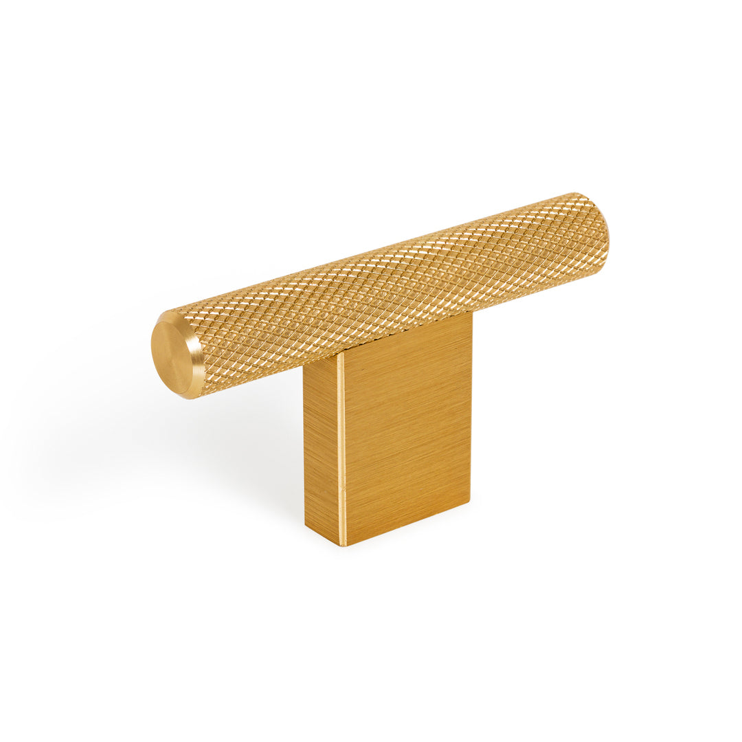 GRAF MINI - 60x33mm T Knob Brushed brass