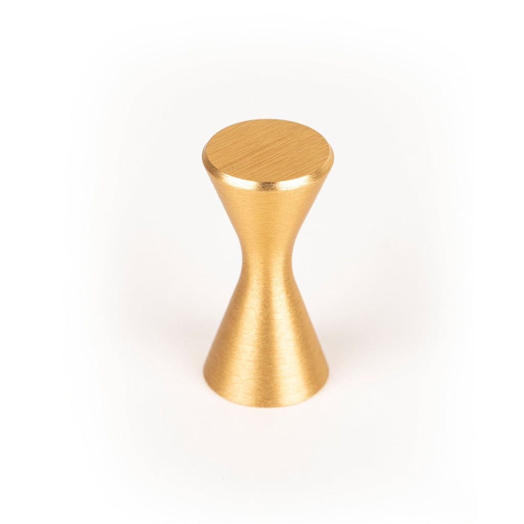 DIABOLO - 14x31mm Knob Brushed dark brass