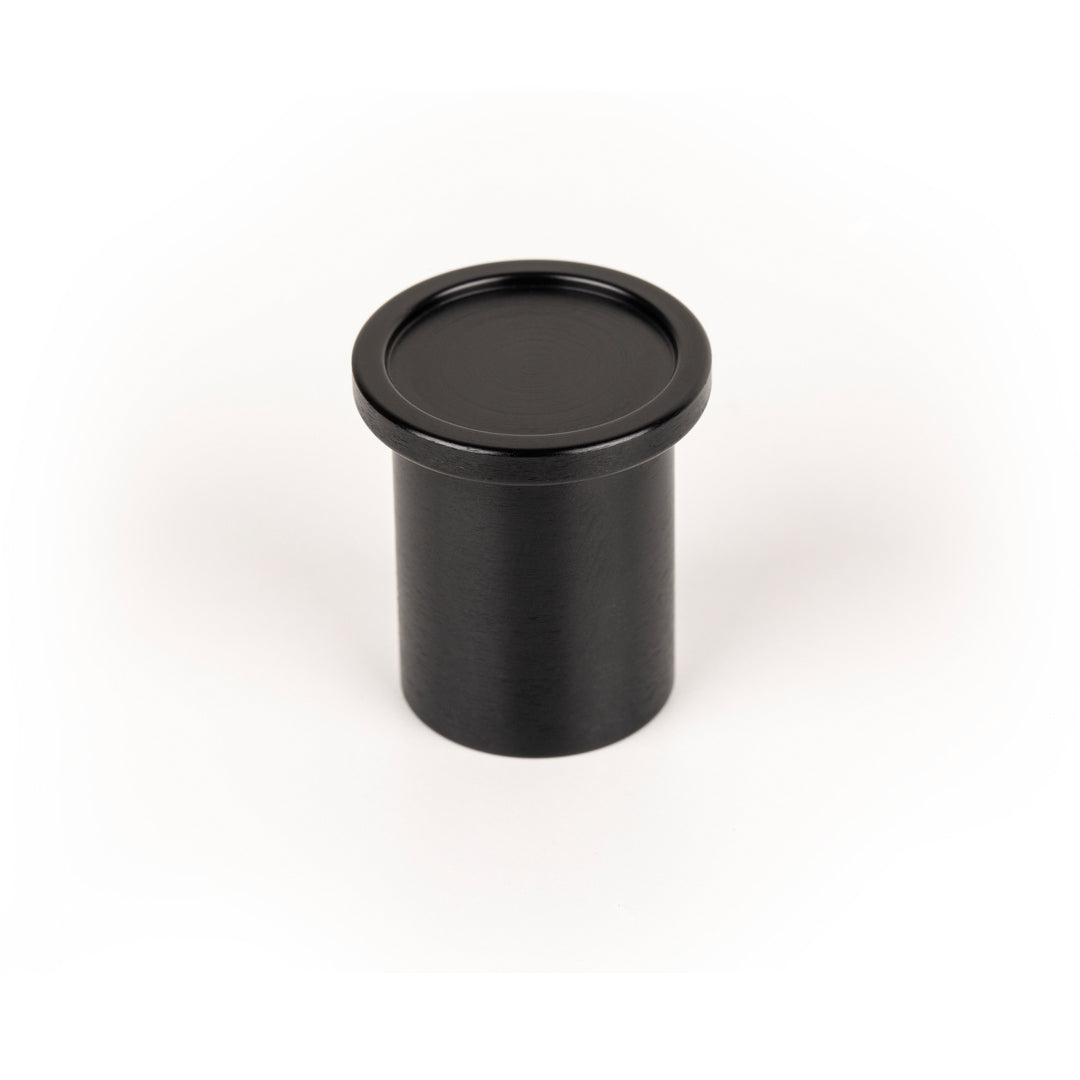 ROUND - 25x28mm Knob Brushed black
