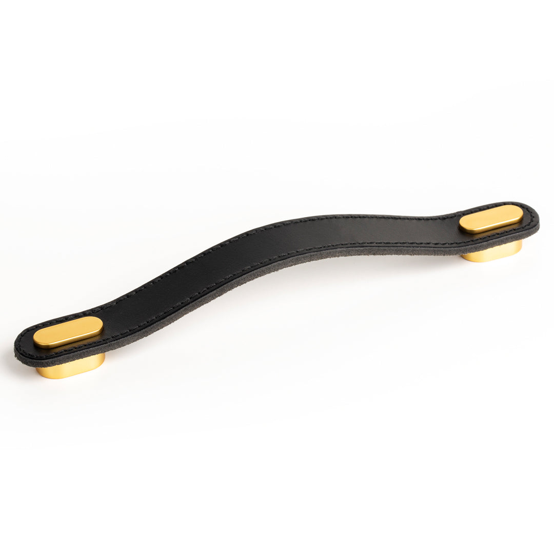 OBLONG - 22x197mm Handle Black + brushed gold