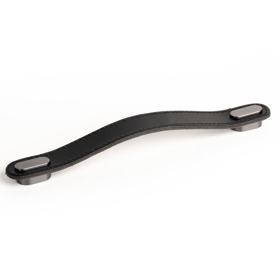 OBLONG - 22x197mm Handle Black + brushed grey