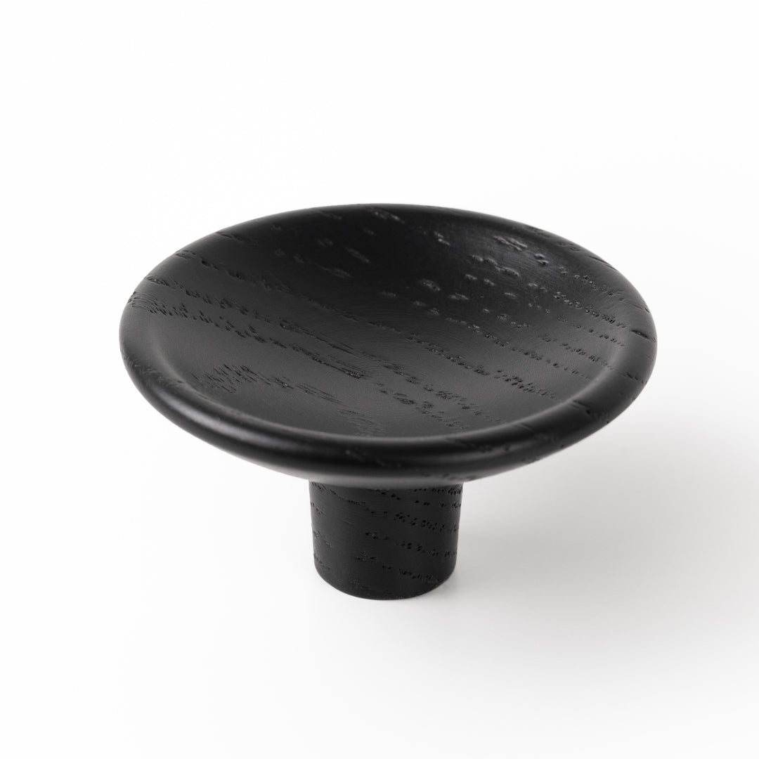 DISC - D50mm Knob Ash matt black lacquered