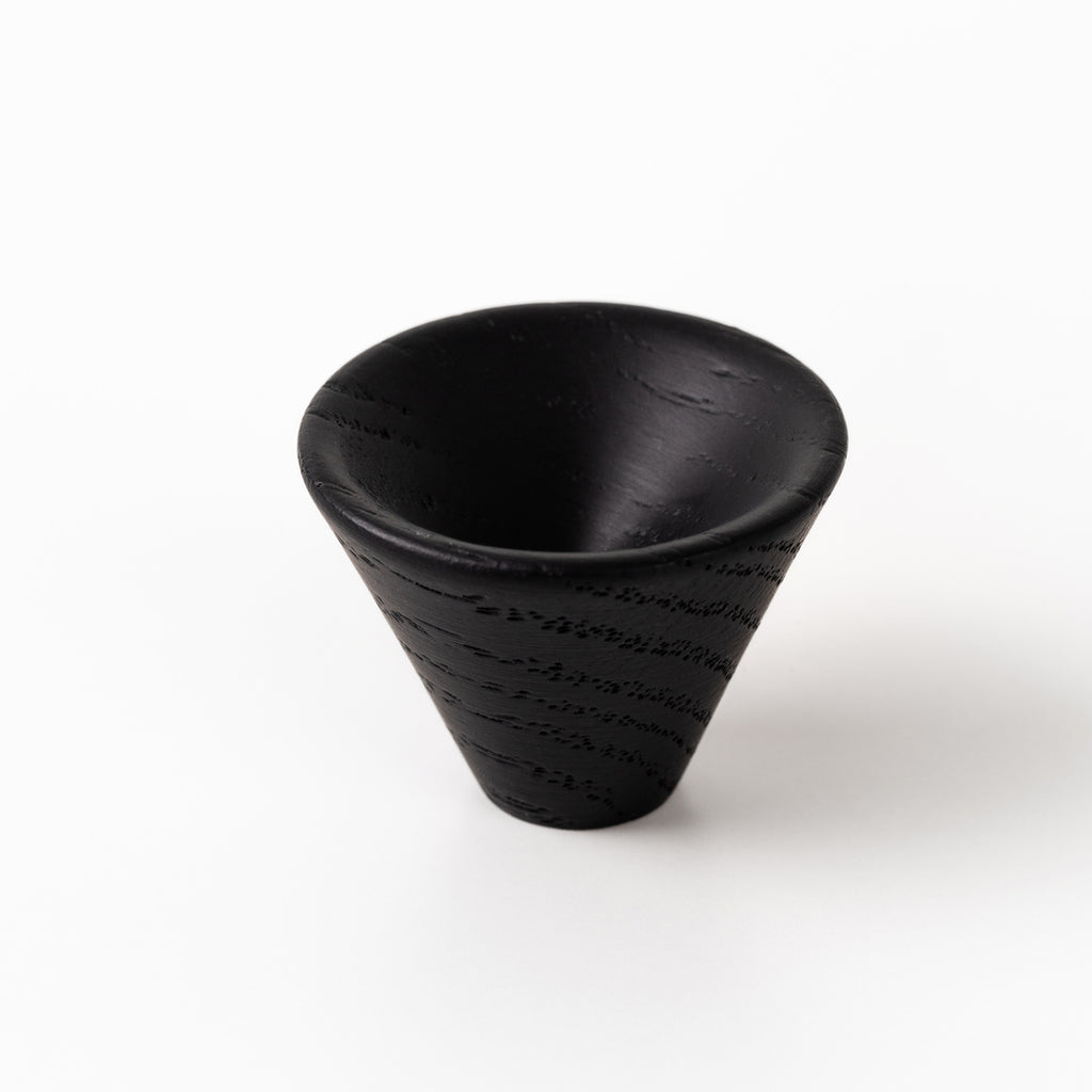 CONIC - D29mm Knob Ash matt black lacquered