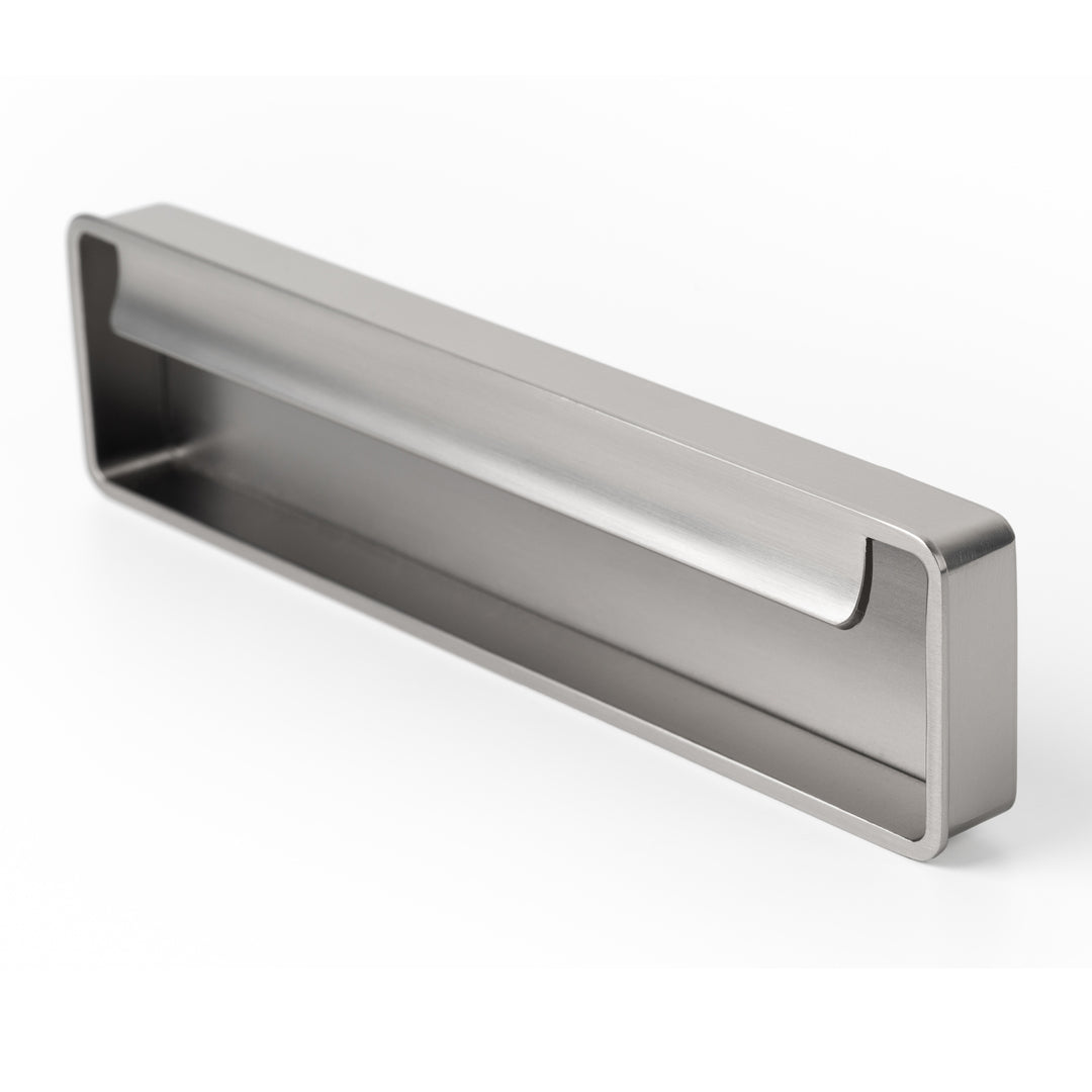 FOLD - CC128L174mm Recess Handle Brushed nickel