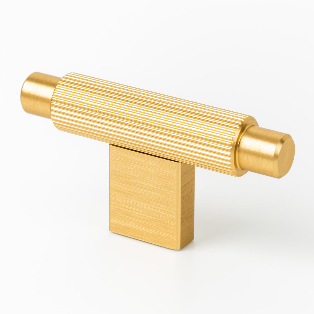 ARPA - 70x37mm T Knob Brushed dark brass