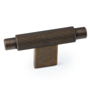 ARPA - 70x37mm T Knob Rustic brass