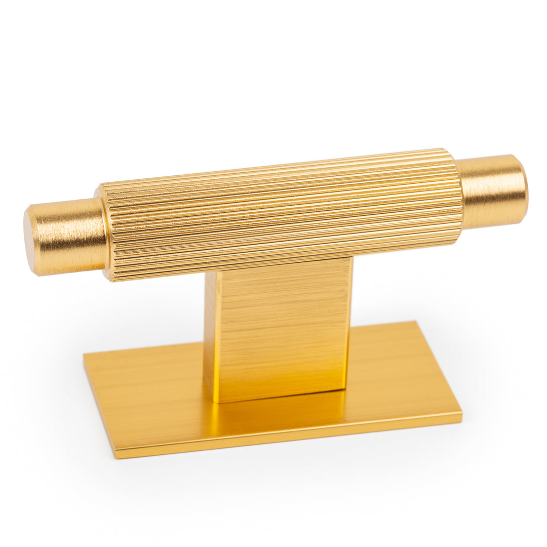 ARPA Plate - 70x25mm T Knob Brushed dark brass