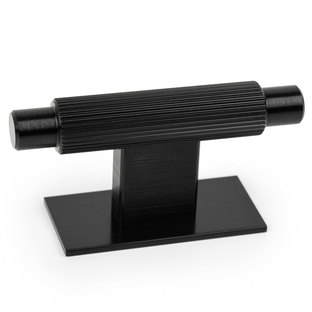 ARPA Plate - 70x25mm T Knob Brushed black