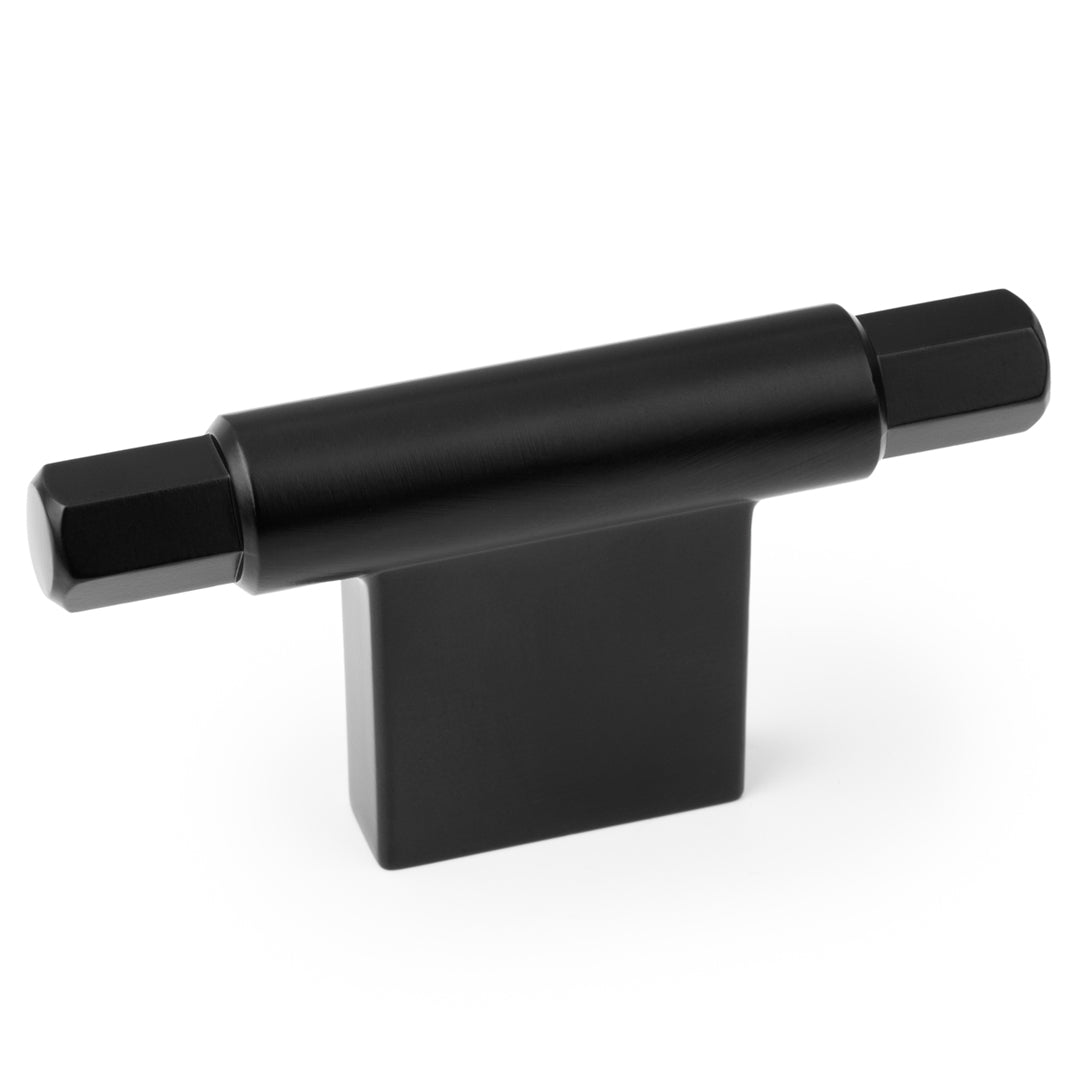 PRISMA - 78x41mm T Knob Matt black
