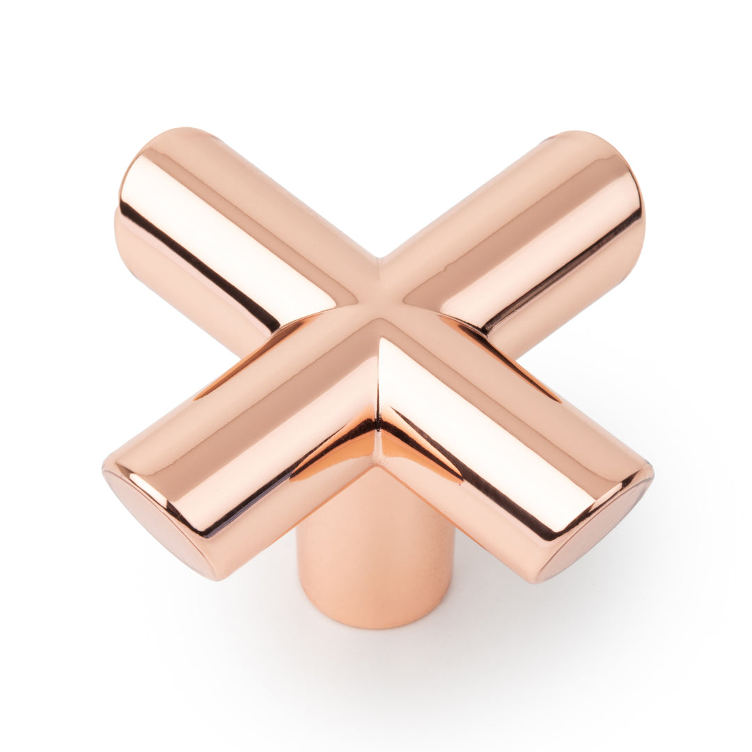 EQUIS - 40x40mm Knob Polished copper