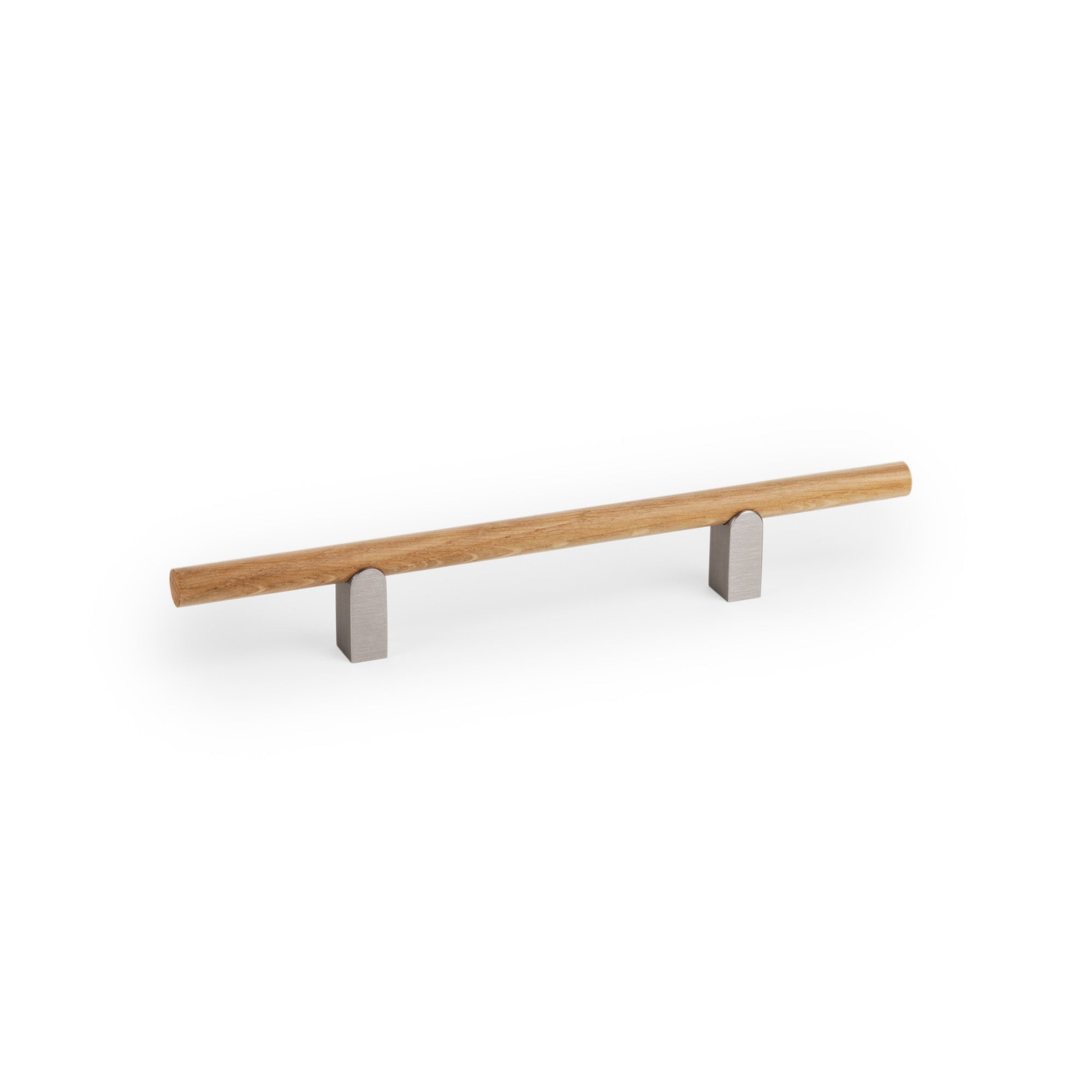 Viefe KUMO WOOD Handle Stainless steel look + oak / 128mm