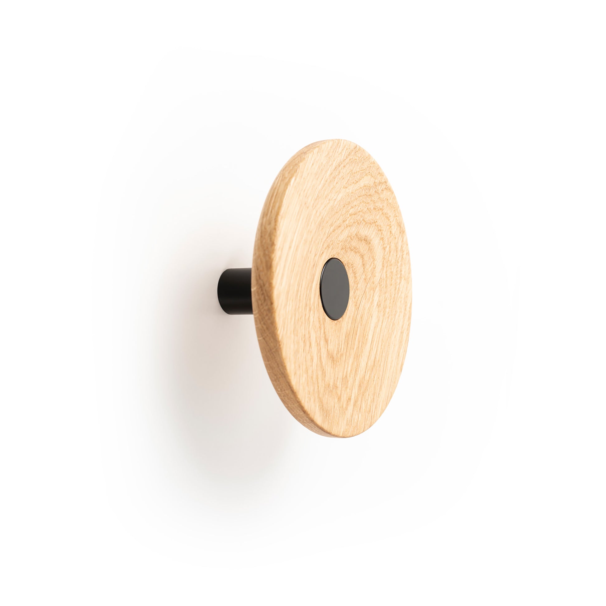 Viefe ZOOT - D120mm Wall Hook Matt black + oak