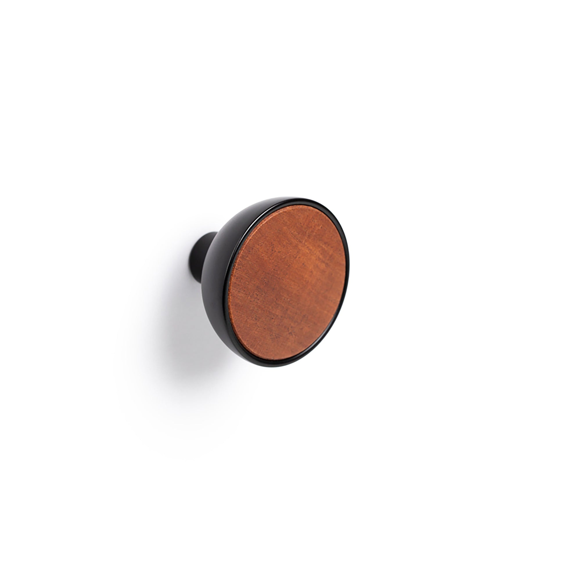 Viefe BOL - D45mm Wall Hook Matt black + sapelly