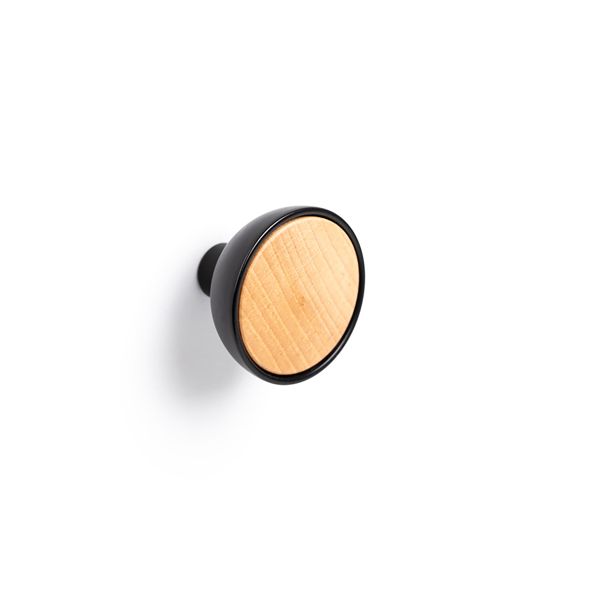 Viefe BOL - D45mm Wall Hook Matt black + beech