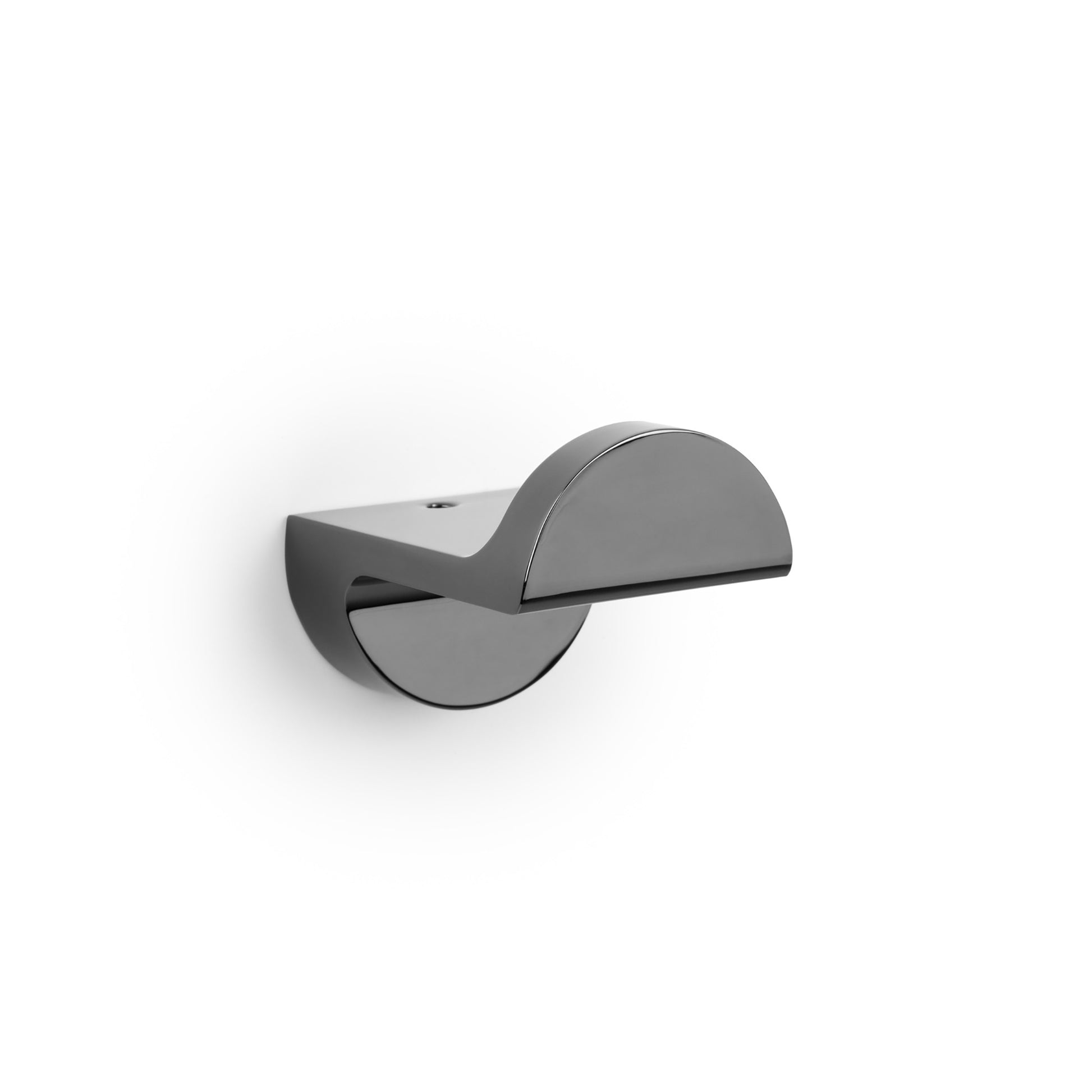 Viefe ZETT - 50x50mm Wall Hook Polished titanium black