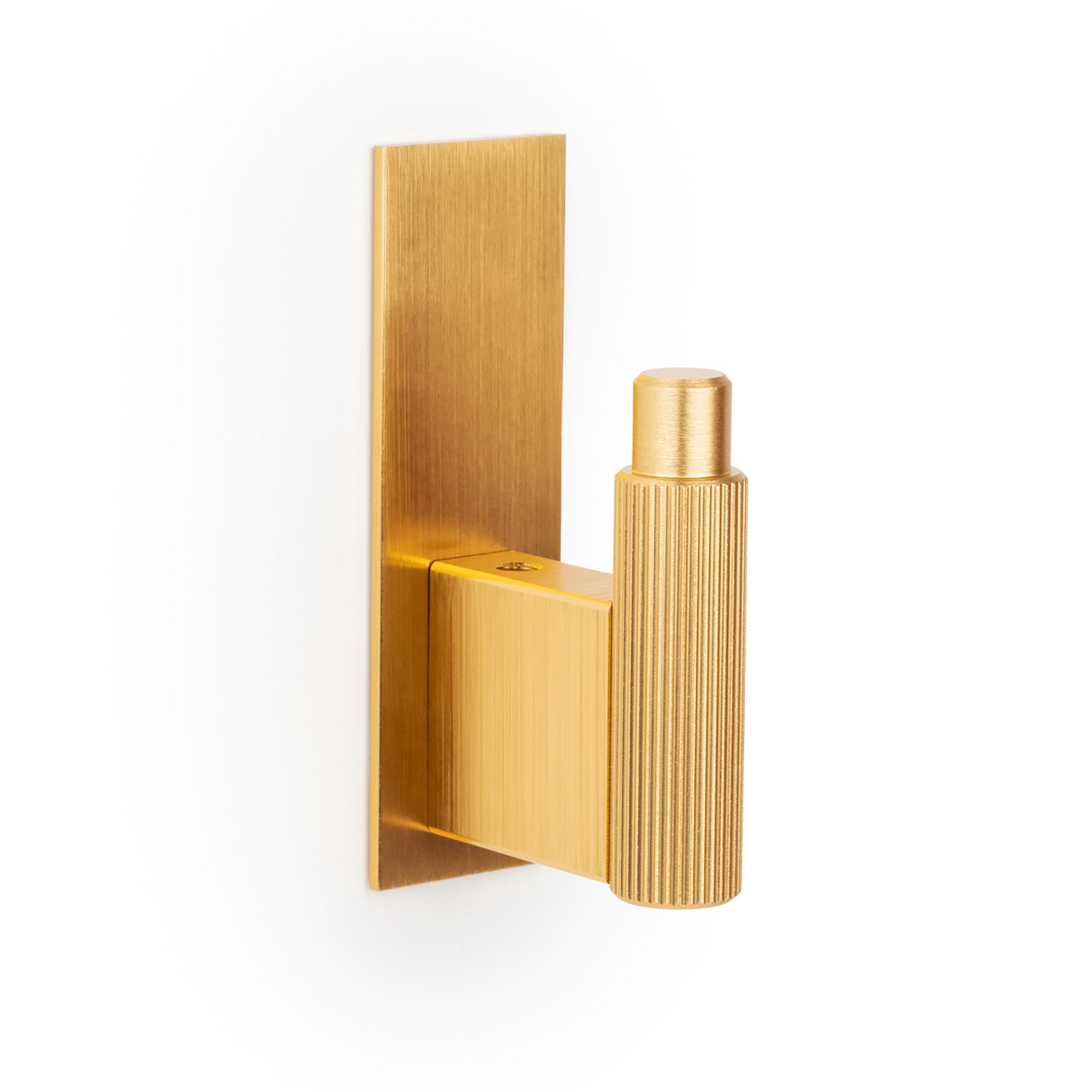 Viefe ARPA PLATE - 25x80mm Wall Hook Brushed brass