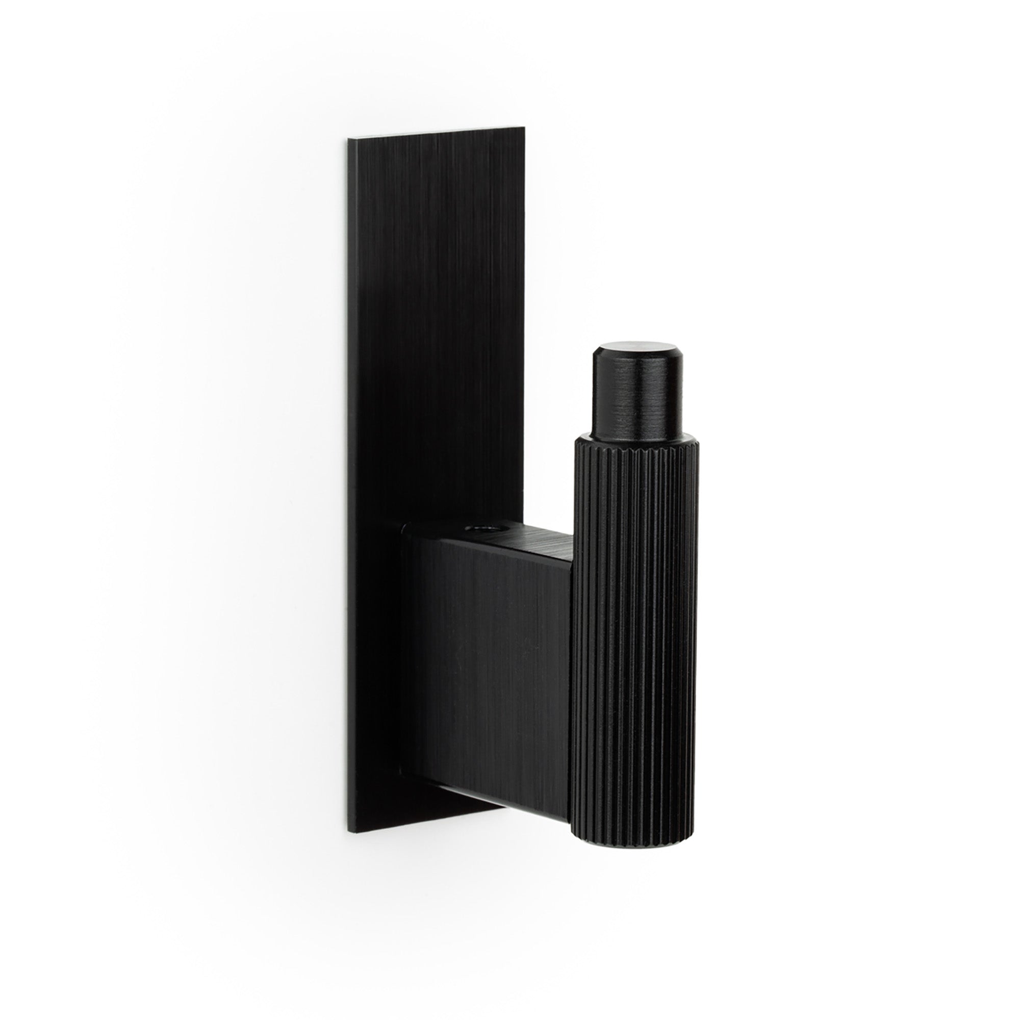 Viefe ARPA PLATE - 25x80mm Wall Hook Brushed black