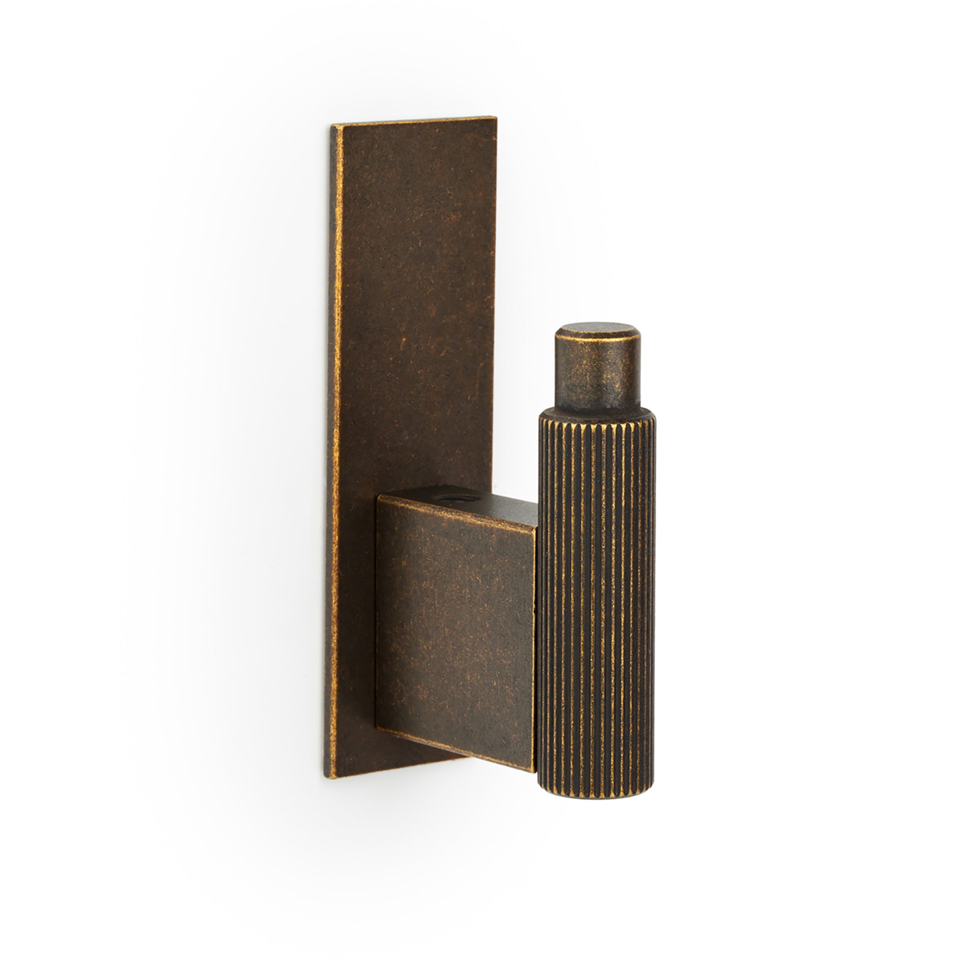 Viefe ARPA PLATE - 25x80mm Wall Hook Rustic brass